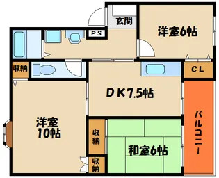 グリーンエイトII【2階】の間取り