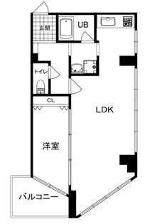 吉田町第一共同ビル【4階】の間取り