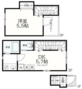 ソレイユ駒込【3階】の間取り
