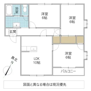グレインスクエア C棟【1階】の間取り