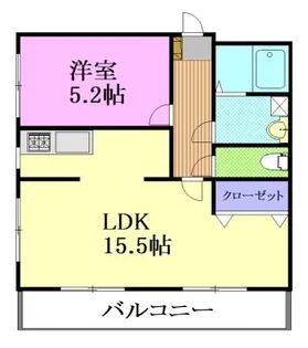 ディマンドハイツ A【2階】の間取り