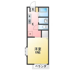 久保ハイツ豊岡II【2階】の間取り