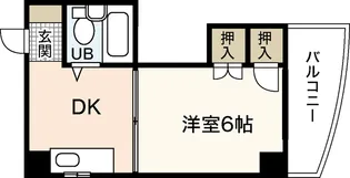 Calm南竹屋町【5階】の間取り