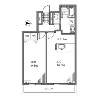 アヌシー永福【2階】の間取り