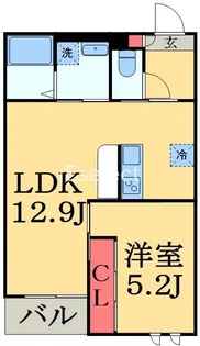 REGALEST白旗(レガリスト)【3階】の間取り