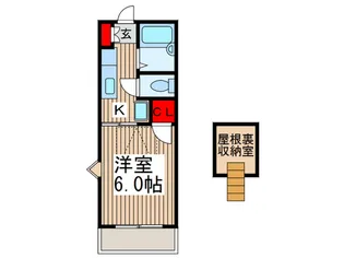 チェリオマツバラ【2階】の間取り
