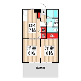 ソレジオ【1階】の間取り