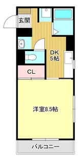 アベニュー山下【2階】の間取り