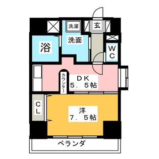 IVY COURT19【3階】の間取り