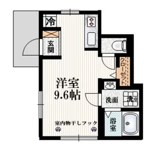 カーム メジロ【1階】の間取り