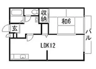 サンハイム【1階】の間取り