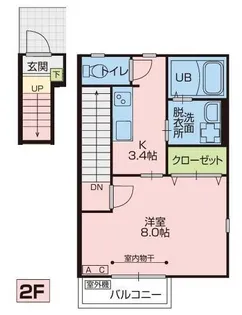 Allegio(アレジオ)【2階】の間取り