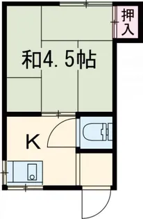 香林荘【2階】の間取り