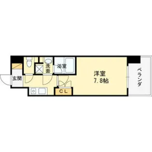 プール・トゥジュール梅田ウエスト【3階】の間取り