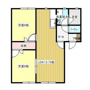 シンフォニーKusudo C【2階】の間取り