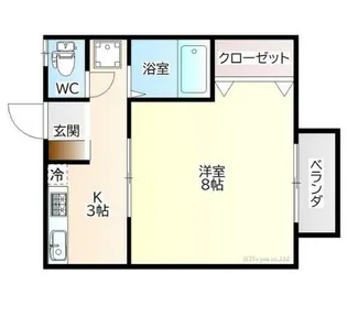 エクレール.10(エクレールジュウ)【1階】の間取り