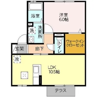 パルモア I・II【1階】の間取り