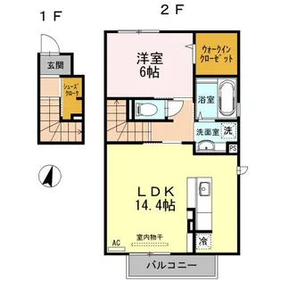 ベル マノワール コセ【2階】の間取り
