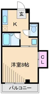ホープ大嶋【3階】の間取り