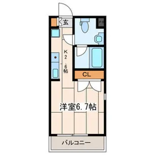 リジェール宮崎台【3階】の間取り