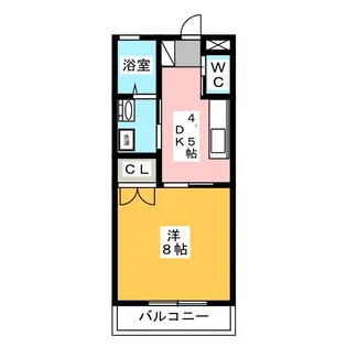 三和伊勢崎3棟【2階】の間取り