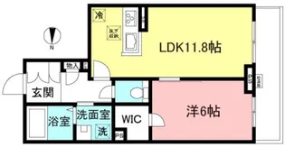 ヴェルジェ ワイエス【2階】の間取り