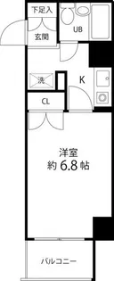 マイルストン東久留米【2階】の間取り