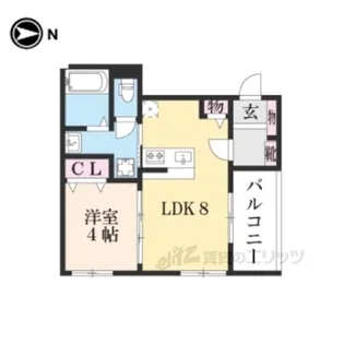 アールメゾン【2階】の間取り