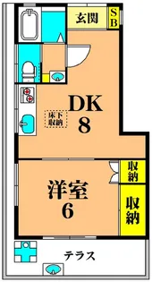 ハイムピーコック【1階】の間取り