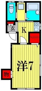 コーポ杉山【2階】の間取り