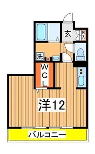 アルファタウン天王台 A棟【1階】の間取り