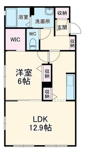 ルミエールヤマダ【1階】の間取り