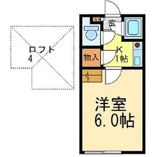 フラット町屋【2階】の間取り