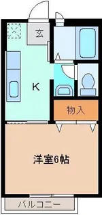 ヴィラ・MY・アドバンス【1階】の間取り