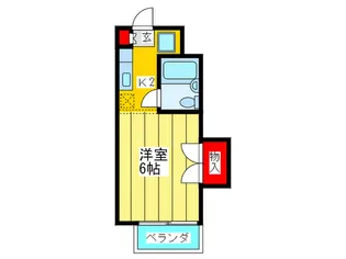 ベルシオン カメリア【2階】の間取り