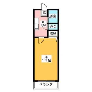 L・海老塚【2階】の間取り