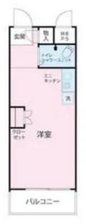 ヴェラハイツ大島【4階】の間取り