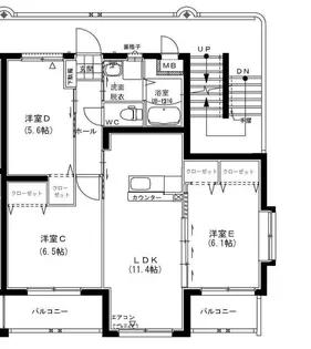 グランツ キャビン【2階】の間取り