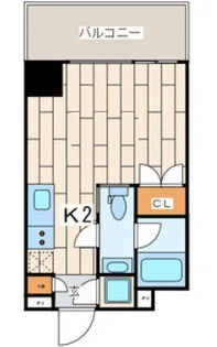 Premium Residence Kawasaki【9階】の間取り