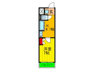 ワイズ【3階】の間取り