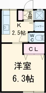 静翠荘【2階】の間取り