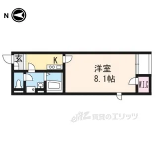 レオネクスト旭【1階】の間取り