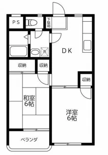 ハイツセオール【2階】の間取り