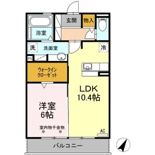 コンフォート新橋【3階】の間取り