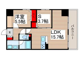 アヴェニーユ参番館【5階】の間取り