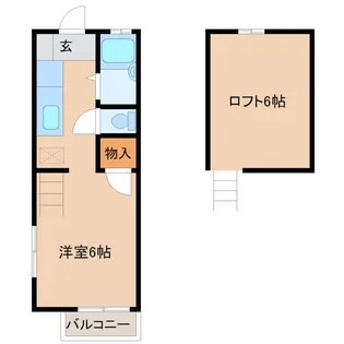ビック・イン【1階】の間取り