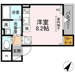 ルリアン江戸川【3階】の間取り