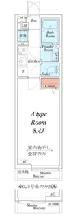 リブリ・メリッツライフ【3階】の間取り