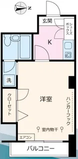 リバーコート森下【4階】の間取り