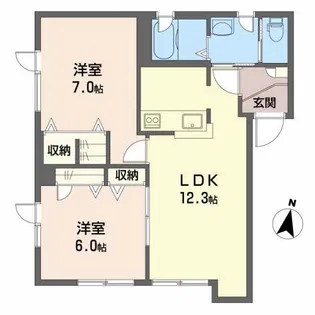 シャーメゾンケヤキ【1階】の間取り